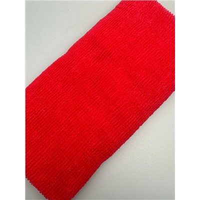 Bath Towel Мочалка-полотенце для душа с пилинг-эффектом / Nylon Long Exfoliating Towel, жесткая, красный
