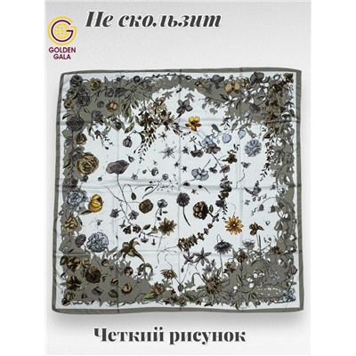 Платок шелковый большой "Парижанка" Арт 2428/21