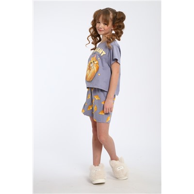 Пижама для девочки "Круассаны" арт. ПД-019-088