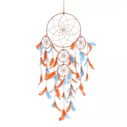 Ловец снов, Dream Catcher (75 cm, Orange-Blue 5 Ring), произв. Duli
