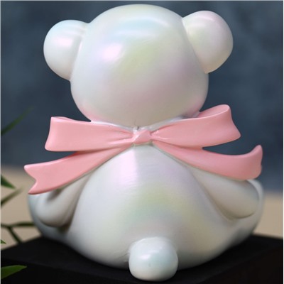 Ночник «Teddy bear», white (11 см), пластик