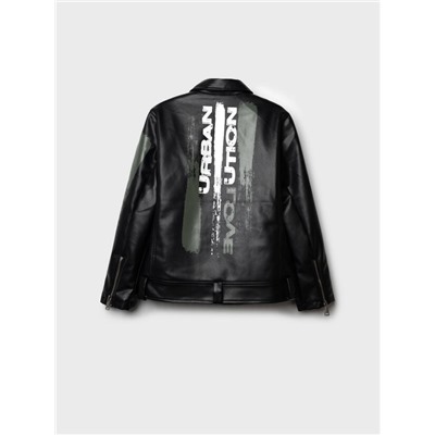 Куртка из экокожи для мальчика