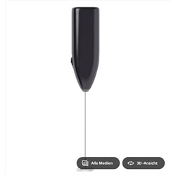 PRODUKT Milchaufschäumer, schwarz