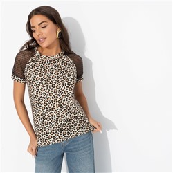 Футболка с анималистичным принтом, Талант перемен (animal)