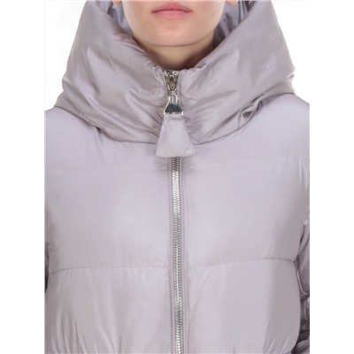 2119 LIGHT GREY Пальто зимнее женское MELISACITI (200 гр. холлофайбера)