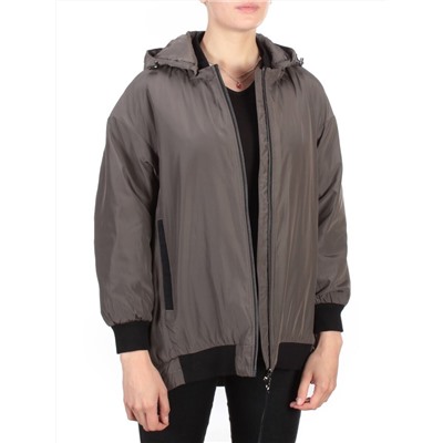 9703 DARK GRAY Куртка демисезонная женская RIKA (100 гр. синтепон)