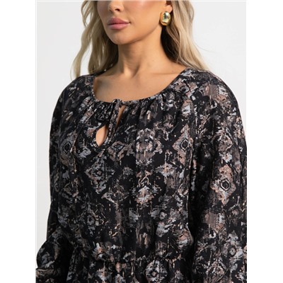 Платье Аура (черное) П15385-10М