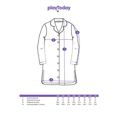 Сорочка ночная для девочки