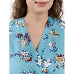 Женский халат Айрис-3 Х-769 / голубой