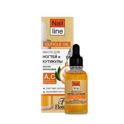 Ф-615 NAIL LINE Cuticle OIL Масло для ногтей и кутикулы с маслом апельсина с витаминами А,С