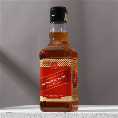 Подарочный набор «Первый во всём»: гель для душа виски 250 мл и гель для бритья 110 мл, Чистое счастье