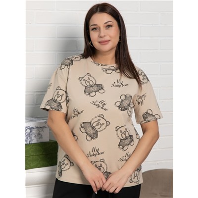 Футболка Бриса (бежевая) Б15372-20М