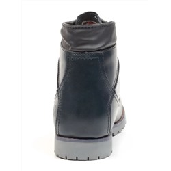 01-278498 NAVY Ботинки мужские зимние (искусственная кожа, шерсть)