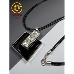 Кулон на кожаном шнурке "Женская грация" Арт КШ2130/28