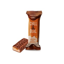 Батончик CHILL&DEAL с карам и нугой пп/пл 35гр, Рахат