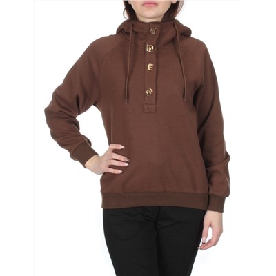 NO26 BROWN Худи женское (90% хлопок, 10% полиэстер)