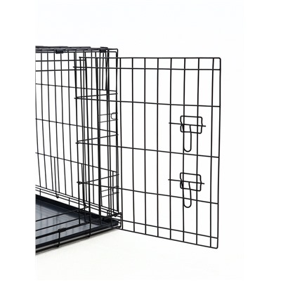 Клетка для собак №4 с поддоном, складная, 94 х 64 х 72 см