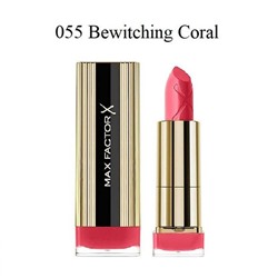 1 MaxFactor помада увлажняющая Elixir NEW т. 055 (раньше была 827) bewitching coral