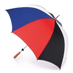 S652-1780 BlackRedNavyWhite (ЧерныйКрасныйСинийБелый) Зонт мужской гольфер Fulton