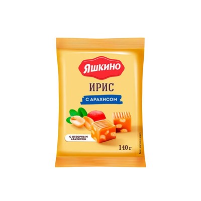 «Яшкино», ирис с арахисом, 140 г