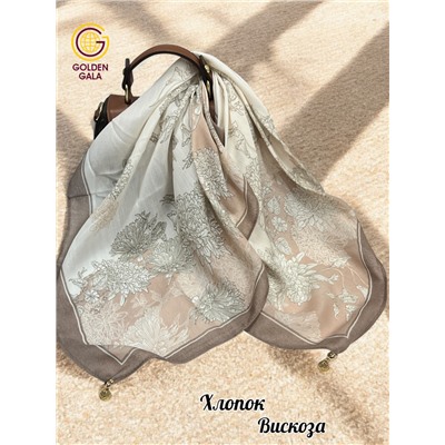 Платок на шею с украшением Артикул 2455/19