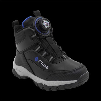 Кроссовки зимние на меху В7731-10 черные