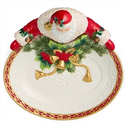 БЛЮДО LEFARD "ДЕД МОРОЗ" ГЛУБОКОЕ 22*21*12 СМ