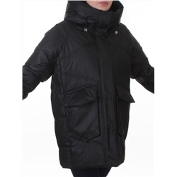 EB2819 BLACK Куртка зимняя женская (200 гр. холлофайбер)