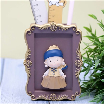 Подставка для канцелярских принадлежностей «Girl with a pearl earring», brown
