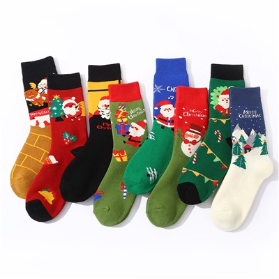 Haichin Demi-season warm knee socks for men and women, mid-length