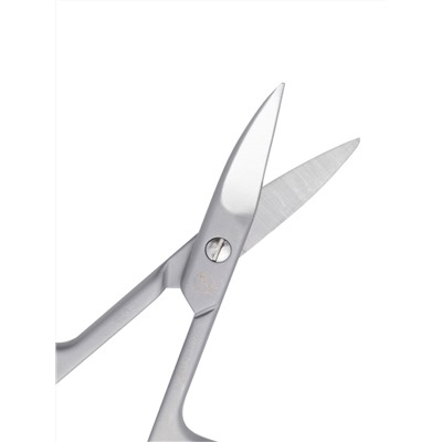 Frau Finger Ножницы маникюрные для ногтей изогнутые / Premium PS 29, матовые, ручная заточка, 9,5 см