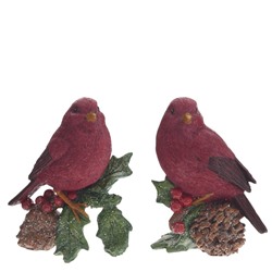 Фигурка декоративная "Птичка", L10 W7 H13 см, 2в.