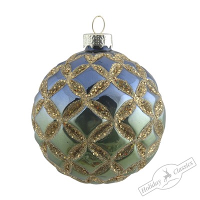 Шар "Тайны океана" (стекло) 8 см