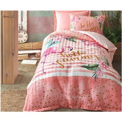 Подростковое КПБ со Стеганным Пододеяльником Ранфорс Girls&Boys - cotton box