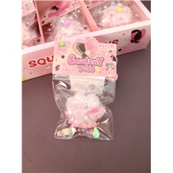 Мялка - антистресс «Магическая Таба ЛАПКА», розовая, шоу-бокс 12 шт.