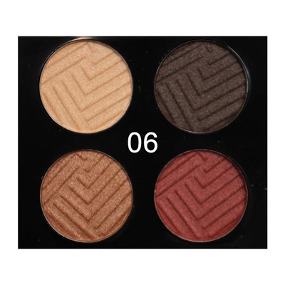 Тени O.TWO.O 4 Colours Eyeshadow №6 4x2.5 g