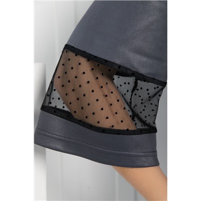 Платье Ночной мотылек (графит) П12750-18М