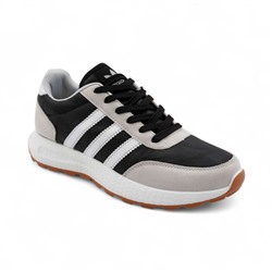 Кроссовки 5177-2 черно бежевые