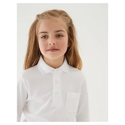 Unisex Long Sleeve Polo Shirt (2-16 Yrs)