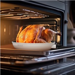 Сковорода с антипригарным покрытием д28см "Hygge", h5,3см, s3,3мм, дно д22,7см, s3,8мм, кованый алюминий, съемная бакелитовая ручка с покрытием "soft-touch", молочный/коричневый, "TalleR" (Китай) Подходит для всех видов плит, включая индукционную.