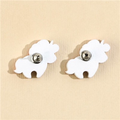 Серьги детские «Единорог», гвоздики