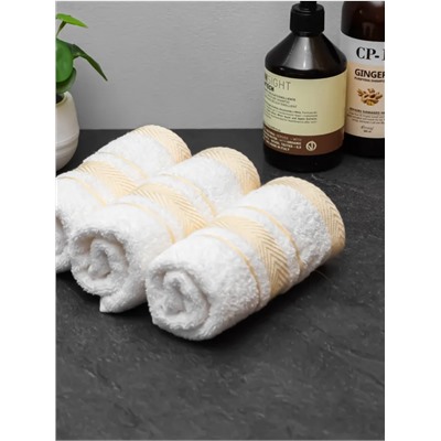 Комплект полотенец 3 шт 50*90 Рейв Белый