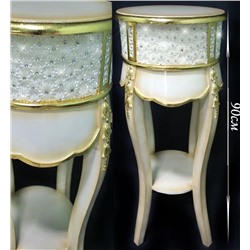 399-004 Подставка интерьерная 90см. ЖЕМЧУГ В СТРАЗАХ  в под.уп.(х1) МДФ.