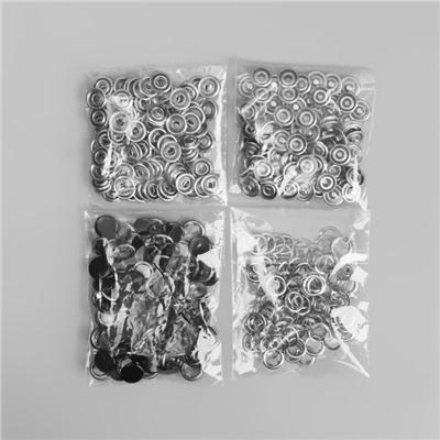 Кнопка рубашечная, закрытая, d=9.5 мм, чёрная