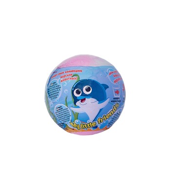 Детский бурлящий шар My little friends (с растущей игрушкой) 130г