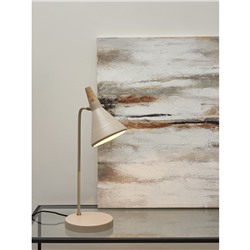 Лампа настольная Thor, Ø21х58 см, бежевая