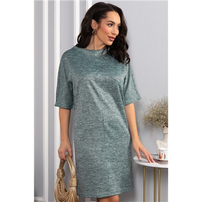 Платье трикотажное Ветта (зеленое) П14599-10М