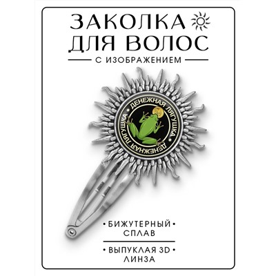 HZG-0017 Заколка Денежная лягушка
