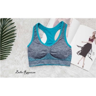 Топ арт.1573, серо-бирюзовый