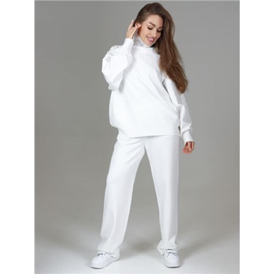 Женский вязаный костюм КВ-1.04 / Молочный